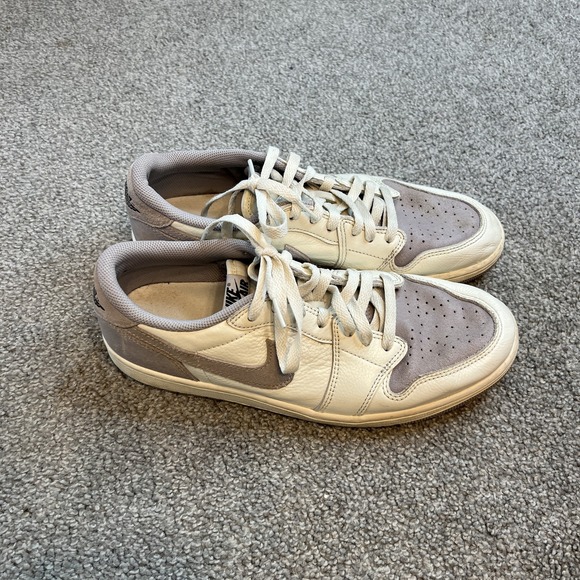 Nike Air Jordan 1 Low OG‎ Shoes Mens Size 10.5 Retro Neutral Grey Sneakers